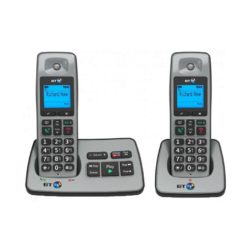 BT 2500 Cordless Telephone with Answering Machine – Twin